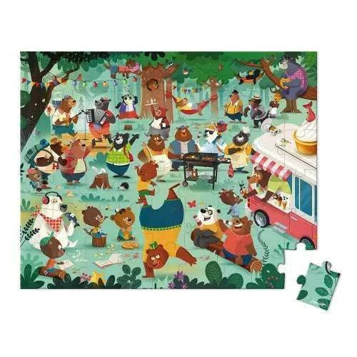 Janod Puzzle Family Bears - 54 PCS Jelly cat