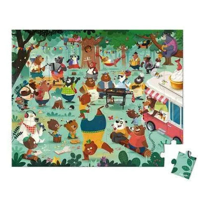 Janod Puzzle Family Bears - 54 PCS Jelly cat