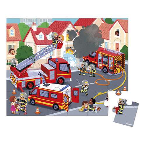 Firemen Puzzle - 24 Pieces Jelly cat