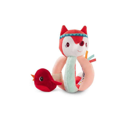 Alice the Fox Rattle with Handles - Caitly