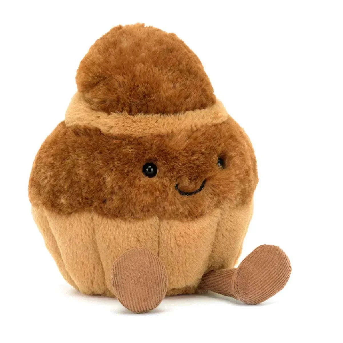 Jellycat Amuseables Brigitte Brioche plush toy with soft, detailed brioche bread design and charming facial features.