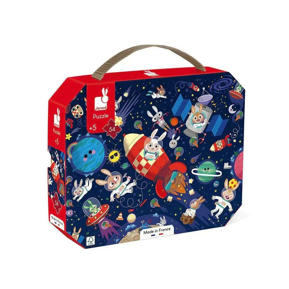 Janod Puzzle Rocket- 54 pcs Jelly cat