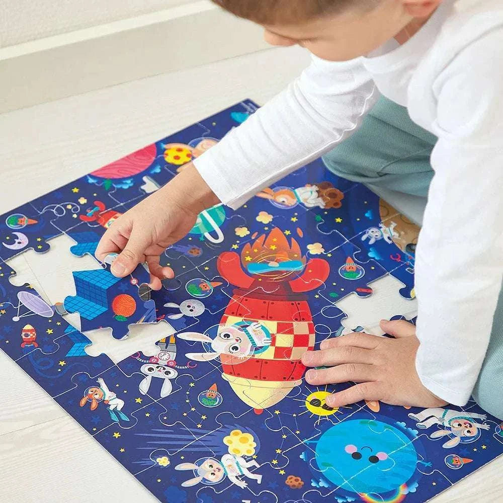 Janod Puzzle Rocket- 54 pcs Jelly cat