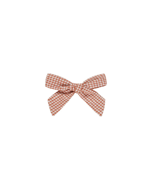 Rylee + Cru Bow || Poppy Gingham - Caitly