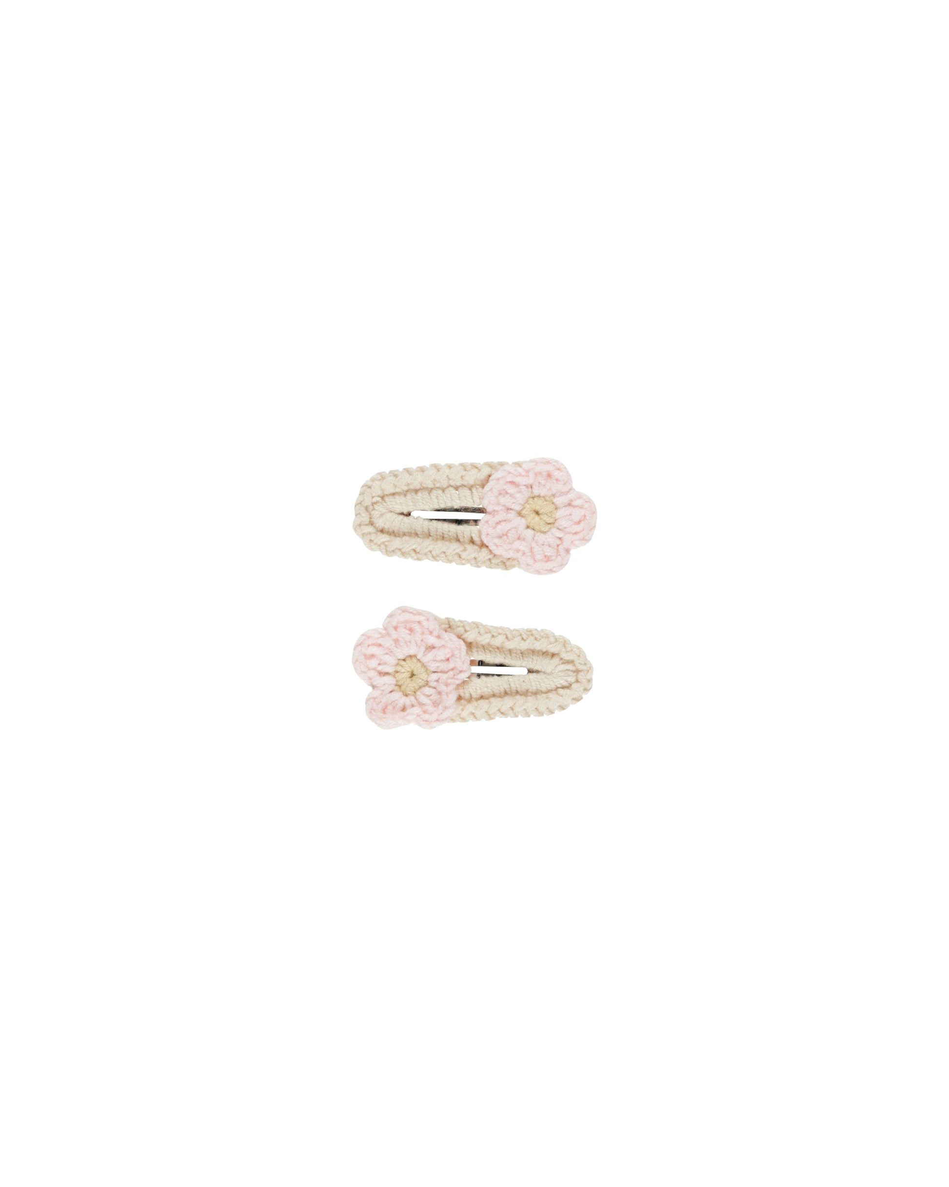 Rylee + Cru Crochet Clips || Pink Daisy - Caitly