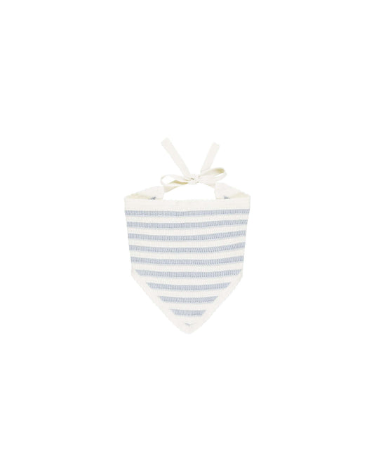 Rylee + Cru Crochet Scarf Headband || Light Blue Stripe - Caitly
