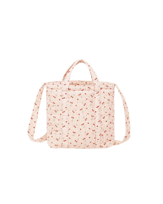 Rylee + Cru Quilted Tote Bag || Cherries - Caitly