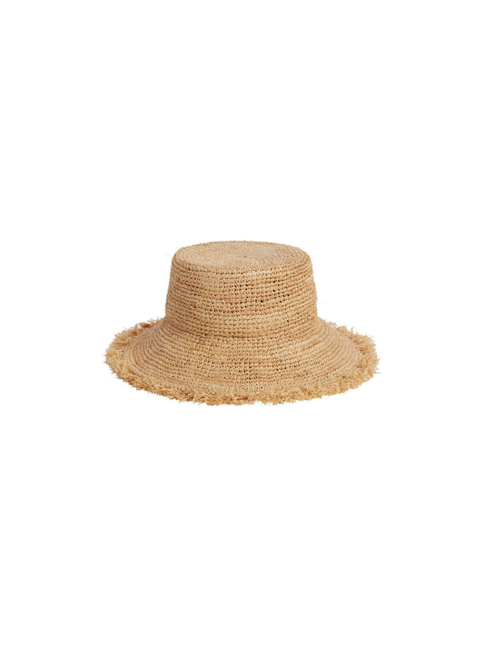 Rylee + Cru Straw Bucket Hat || Straw - Caitly