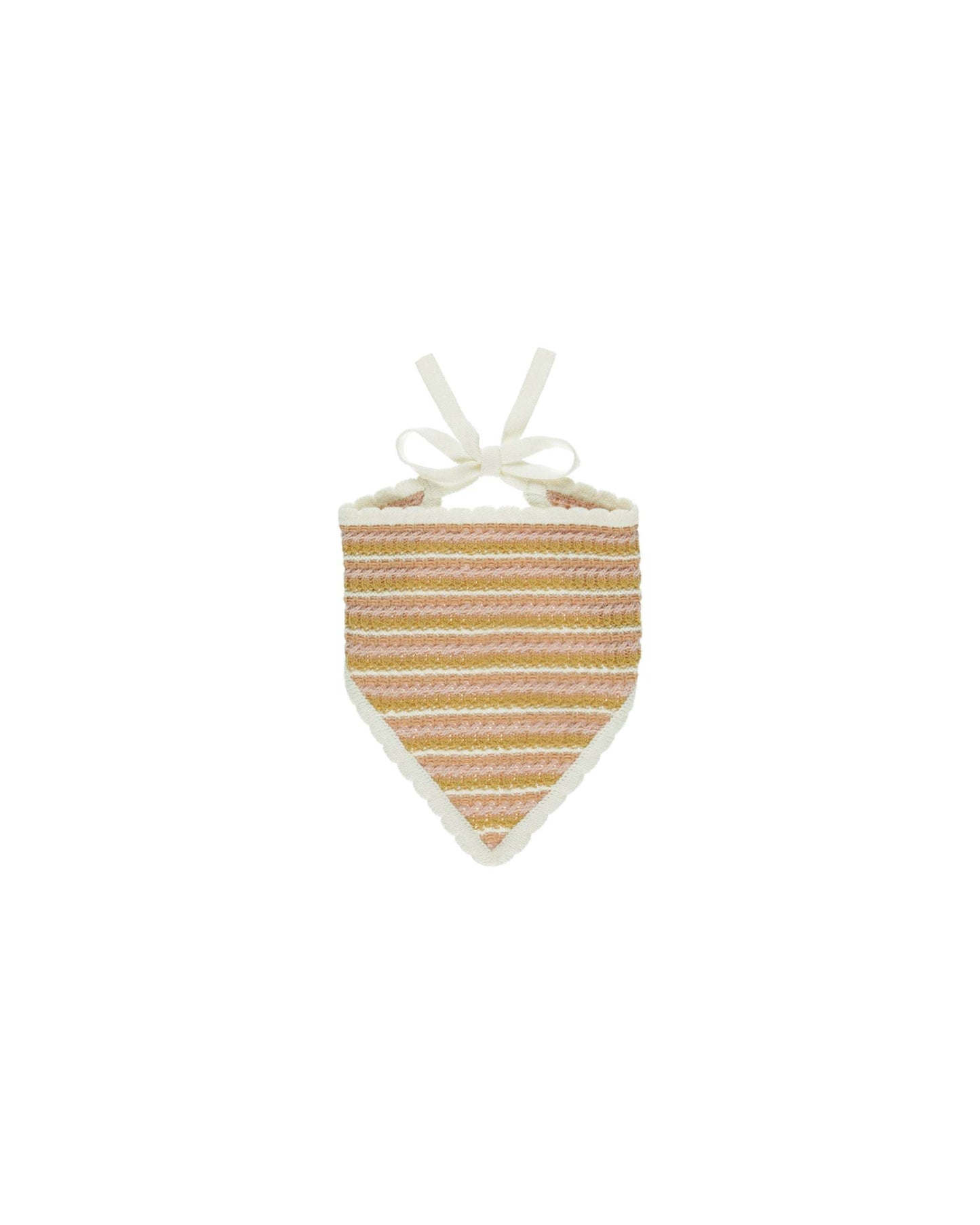 Rylee + Cru Crochet Scarf Headband || Pink Stripe - Caitly