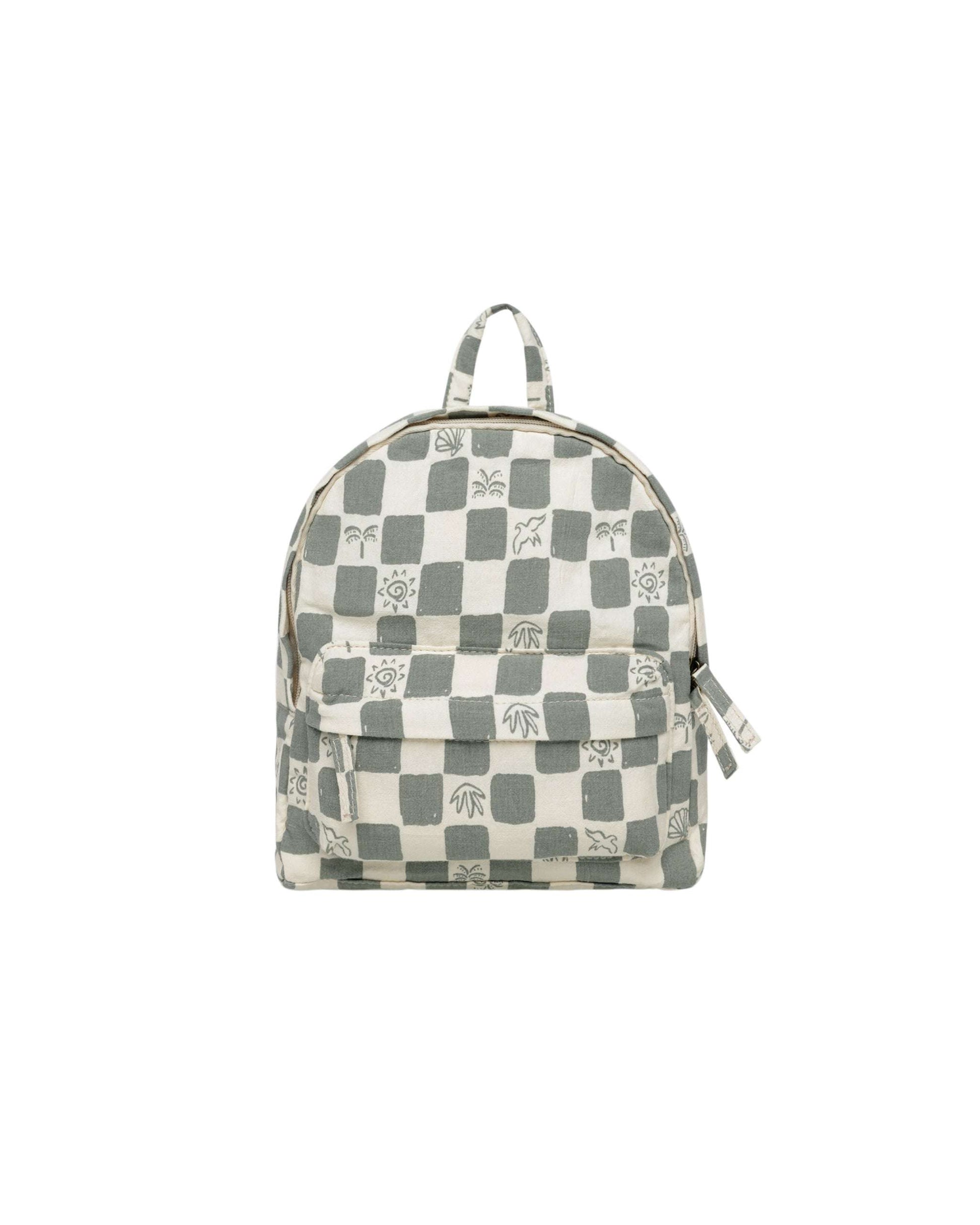Rylee + Cru Mini Backpack || Coastal Check - Caitly