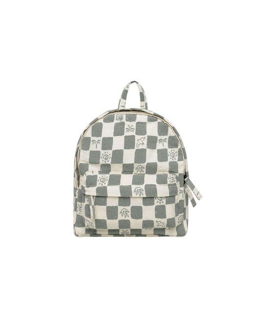 Rylee + Cru Mini Backpack || Coastal Check - Caitly