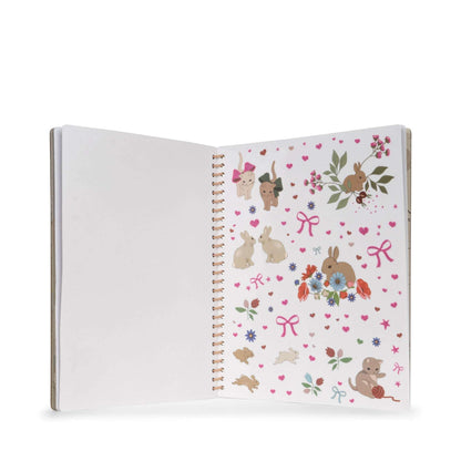 Konges Slojd My Sticker Book Pink Jelly cat