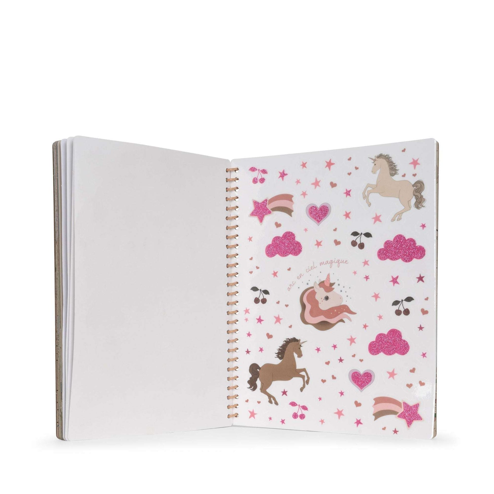 Konges Slojd My Sticker Book Pink Jelly cat