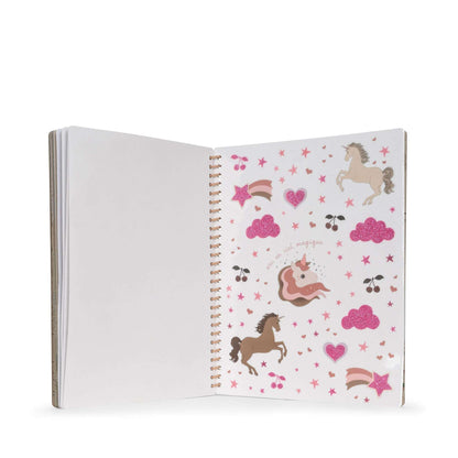 Konges Slojd My Sticker Book Pink Jelly cat