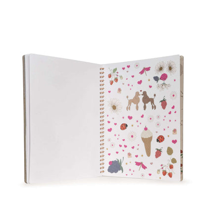 Konges Slojd My Sticker Book Pink Jelly cat