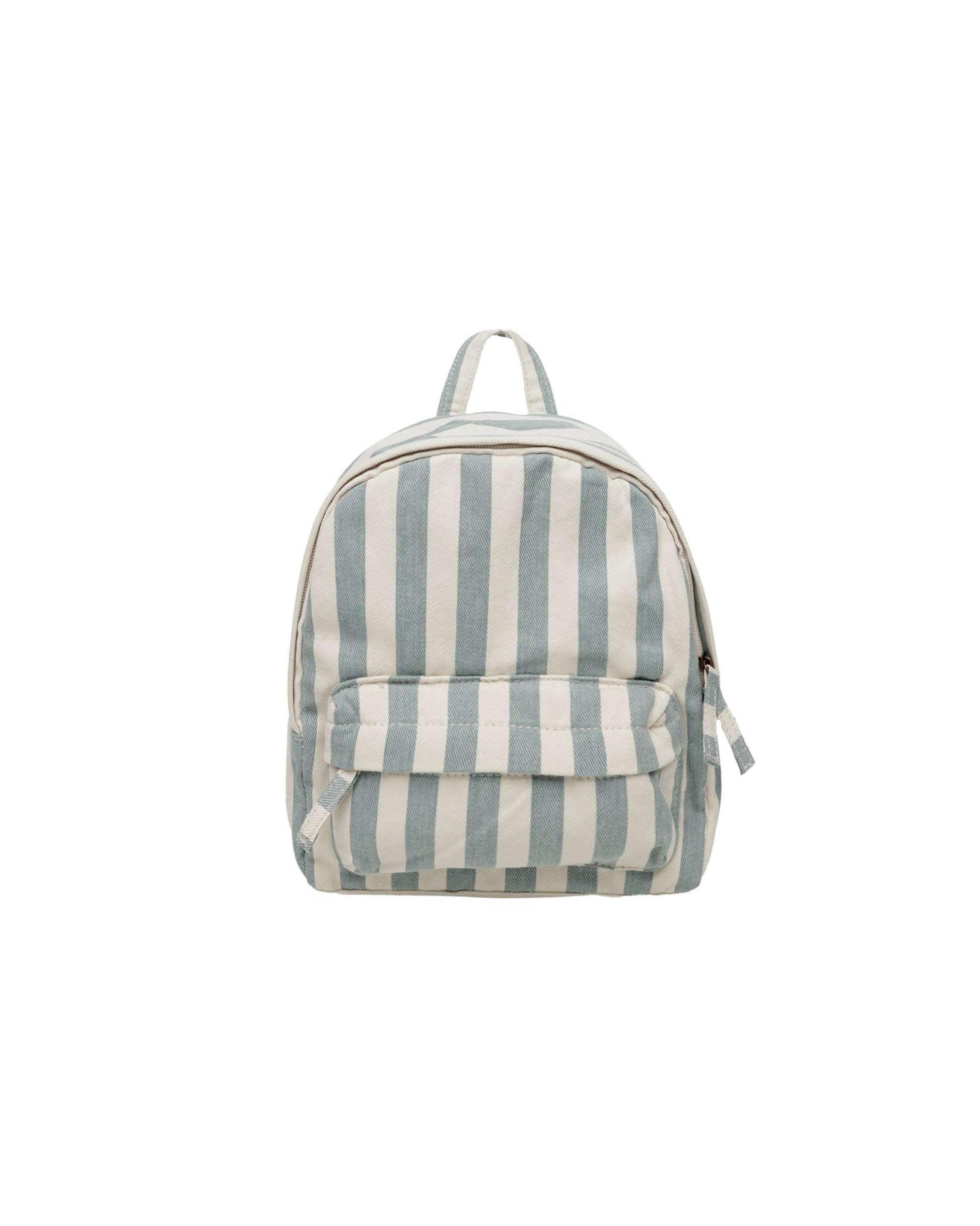 Rylee + Cru Mini Backpack || Ocean Stripe - Caitly